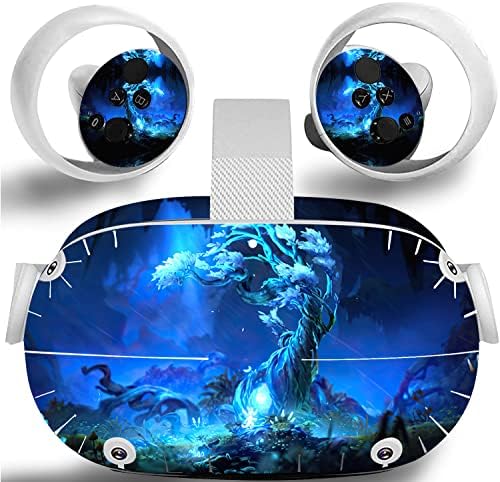 Свят на Фантазии - Етикети-Кожа за Oculus Quest 2, VR-слушалки и контролери, Защитни стикери-прозорец винетка, Аксесоари