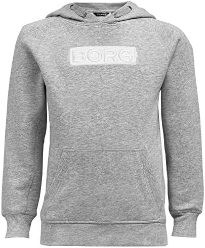 Hoody за момчета с логото на Bjorn Borg Borg Sport, Светло Сив Меланж