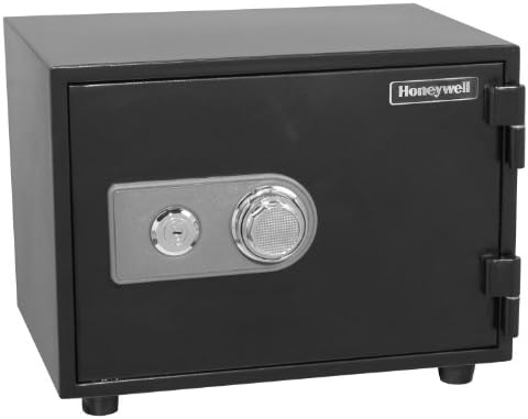 Сейф HONEYWELL - 2103 от пожароустойчиви водоустойчив стомана за 1 час, обем 0,58 кубични фута, черен