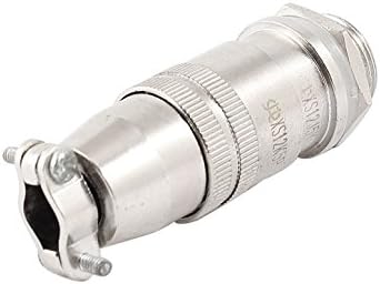 Aexit 12 мм Резба Аудио и Видео Аксесоари Диаметър 5Pin Кабелен Конектор за Включване на Съединители на променлив ток и Адаптери