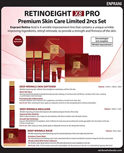 Подаръчен Комплект за грижа за кожата Enprani RETINO X8 Премия имат ограничен Набор от