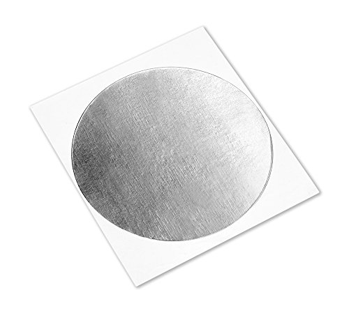Залепваща лента от сребро с акрилни алуминиево фолио 3M 4380 Circle-3,750-100, Работна температура от -30 до 300 градуса по Целзий,