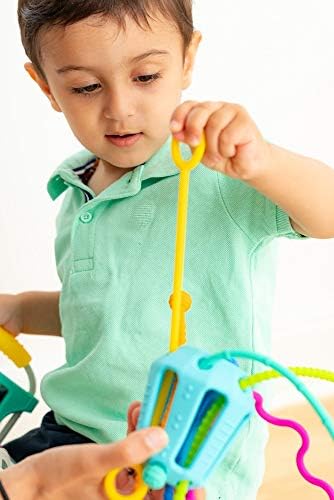 Оригиналната развитие на играчка МОБИ ZIPPEE за докосване на развитие на децата - Дизайн на Монтесори разработена от родители и
