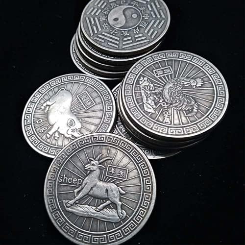 Kocreat Съзвездие Знак Звезда Китайски Зодиакален Знак Щастливата Монета Монета Морган Монета Скитници, Свобода На Сувенирни Монети