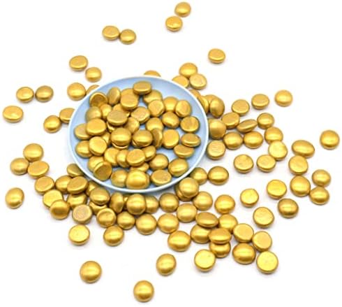 Златни Плоски топки за Вази, Декоративни Мъниста, с тегло 5 килограма за Пълнене на Вази, Занаяти, Декоративна Россыпь на масата,