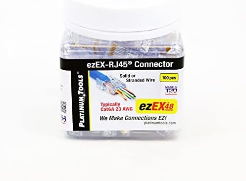 Platinum Tools Ezex48 Конектор 100 / Кутия за принадлежности Jar (202048J)