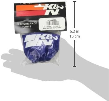 Обвивка на филтъра за предварително зареждане на K &N E-3380PL Blue За вашия филтър K & N 60-1020