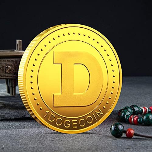 Възпоменателни монети от 1 унция Dogecoin Възпоменателна Монета с Надпис Doge Coin Cryptocurrency2021 са подбрани Монета Ограничена