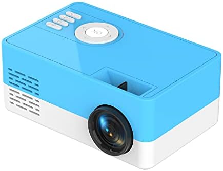 Проектор ZGJHFF Инициативи, 320 * 240 пиксела, Поддръжка на 1080P от USB Mini в прожектор, Домашен мултимедиен плейър, подарък за деца (Цвят: синьо)