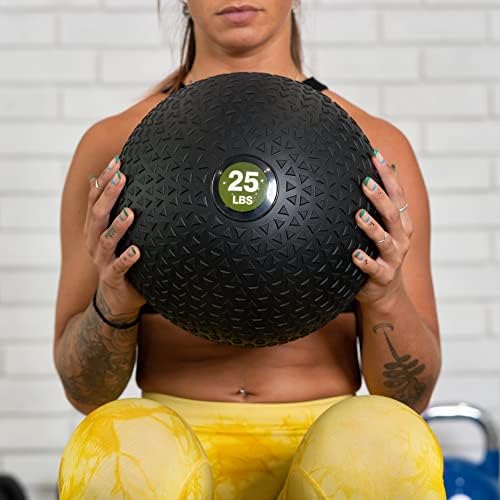 Е светло претеглят медицински топката PRISP Шлем Ball - Топка за упражнения с текстурирана повърхност за по-лесно захващане