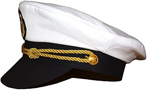 Адмирал Капитан на Яхта Шапка възстановяване на предишното положение Златна Бродерия Котва Шкиперите Шапка за Парти