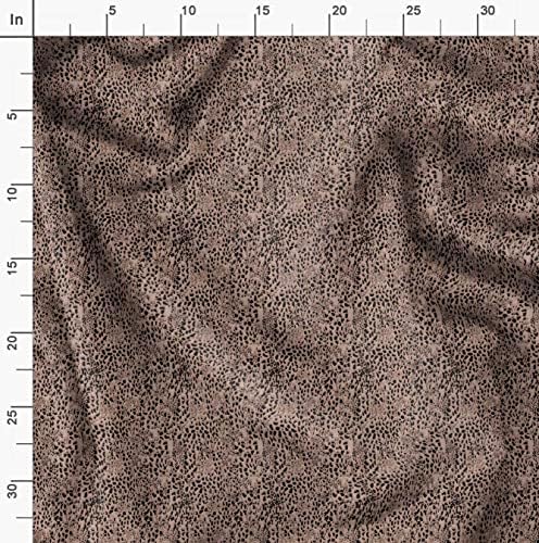 Тъкан от полиэстерового крепа Soimoi, леопардовый разпечатки от животински кожи, шевна плат с ширина 52 инча