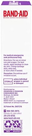 Самозалепващи Превръзки марка Band-Aid за Чувствителна кожа, Хипоалергенни, Изключително Големи, 7 карата