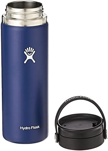 Бутилка с гъвкава капак Hydro Flask с широко гърло - Множество бутилка за вода от неръждаема стомана - С вакуумна изолация, могат