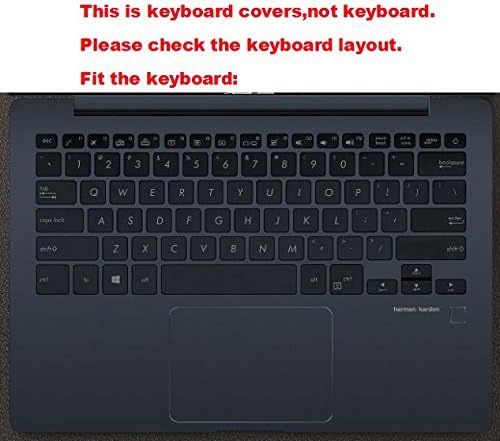Лаптоп Прозрачен Tpu Клавиатура Защитно покритие за ASUS ZenBook UX331 UX331UA UX331UAL UX331UN TP461 TP461UN TP461UA S406UA