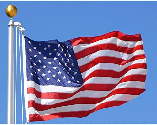 Homissor Американски флаг 4x6 Знамена на САЩ с бродирани звездите На открито Сверхпрочный в САЩ - Издръжливи в САЩ е Изработен от