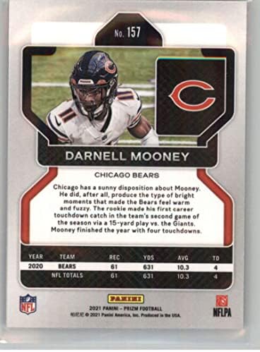 2021 Панини Prizm 157 Търговска картичка Дарнелла Муни Chicago Bears по футбол NFL
