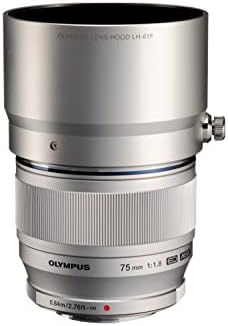 OM SYSTEM на OLYMPUS M. Zuiko Digital 75mm F1.8 Сребро За система фотоапарати Micro Four Thirds, Компактен дизайн, красиво боке,