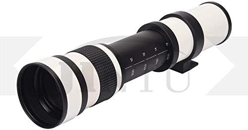 Обектива на един обектив за телефотография JINTU 420-1600 мм MF, съвместим с Nikon SLR D5600 D5500 D780 D850 DF D3100 D3200 D3300
