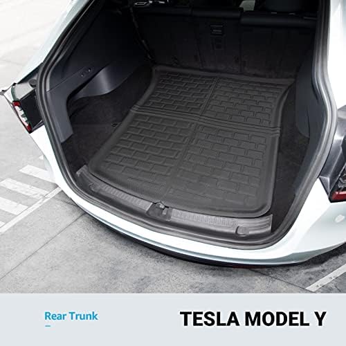 Motrobe Tesla Модел Y Постелки за пода 3D Товарни Втулки при всякакви метеорологични условия Водоустойчиви Аксесоари за Вътрешна