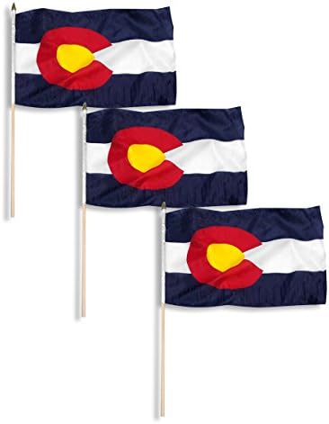 Флаг Колорадо 12 x 18 инча (3 бр.)