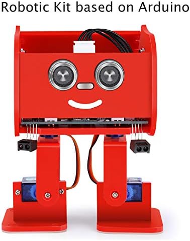 Комплект двуногого робот ELEGOO Penguin Bot Съвместим с проекта Arduino с ръководството за монтаж, Комплект за любителите на играчките