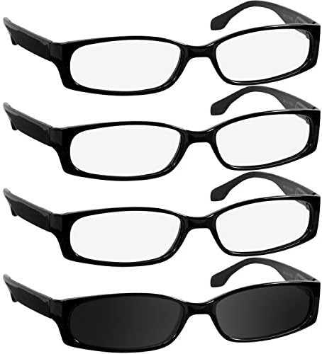 Очила за четене TruVision Readers - Ридеры с удобна кутия пролетта панти за мъже и жени 9503HP