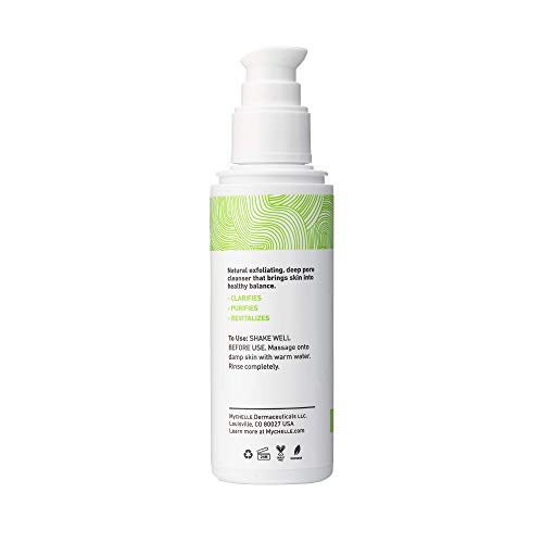 MyChelle Dermaceuticals Clear Skin Cranberry Cleanser (4,2 ет. унция) - Коригиращо отшелушивающее средство за мазна кожа, Почистващо средство за лице, което изсветлява, почиства и ревитализир