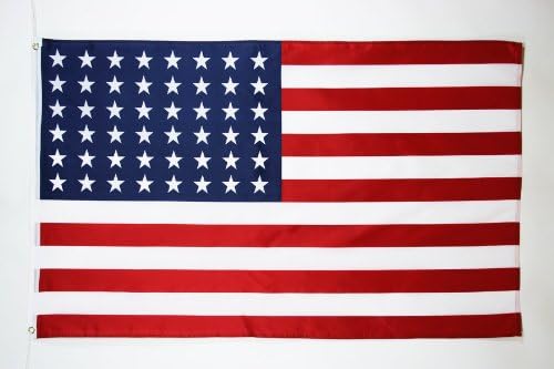 ФЛАГ AZ Флаг на САЩ 48 Звезди 2 х 3 - САЩ - Американски знамена, 60 x 90 см - Банер 2x3 фута