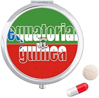 Името На Хартата Екваториална Гвинея Калъф За Хапчета В Джоба Кутия За Съхранение На Лекарства Контейнер Опаковка