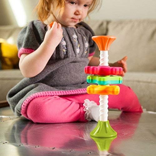 Набор от детски играчки, Fat Brain Toys MiniSpinny & pipSquigz