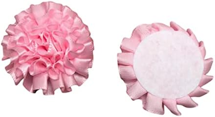 MMvolesy 10 бр. шифоновый цвете за декорация заколок за коса, обувки, стикери за шиене на дрехи. (2-3 /8 инча)