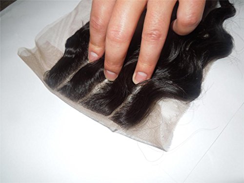 3-лентови част 4 * 4 Лейси горната закопчалка 20 Перуански красива коса Remy дълбока вълна естествен цвят