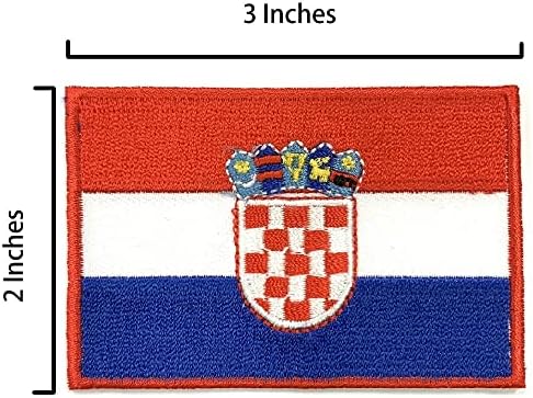 Нашивка с военните флага на НАТО в тактическа раница A-ONE + Нашивка с флага на Хърватия, Здрава нашивка, Нашивка от гореща кожа за шапки, дънки № 427 + 424