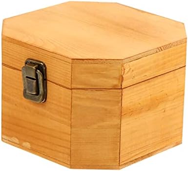 Cabilock Бижу Колие Органайзер Мини-Дървена Кутия За Съхранение На Дървена Кутия За Пръстени Годежен Пръстен Бижута Кутия За Украшения