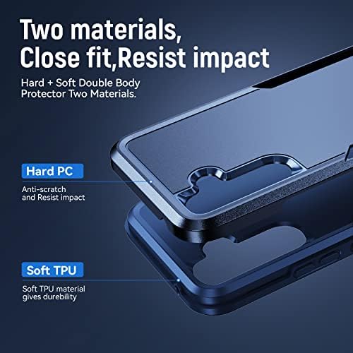 Asuwish Калъф за телефон Samsung Galaxy A54 5G със Защитен капак от закалено Стъкло и тънки хибридни аксесоари за мобилни устройства
