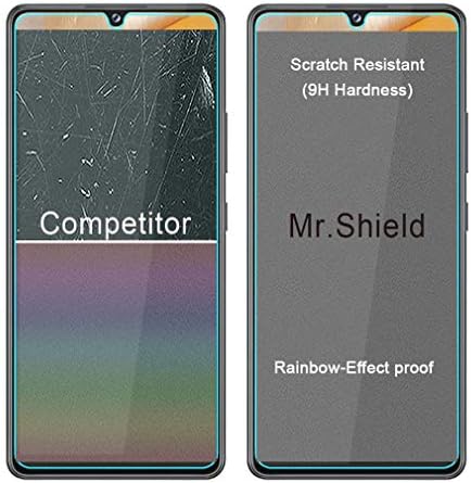 Mr.Shield [Комплект от 3 позиции] е Предназначен за Samsung Galaxy A42 5G / Galaxy M42 5G [Закалено стъкло] [Японското стъкло твърдост
