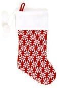 DDI 2127642 Вязаный Коледни чорапи с pom-помераните - Калъф от 36