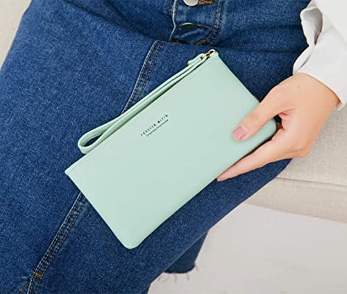 Телефон сензорен Екран Клатч за Носене на Кожена Гривна Чанта в Чантата си, за Жени, Момичета