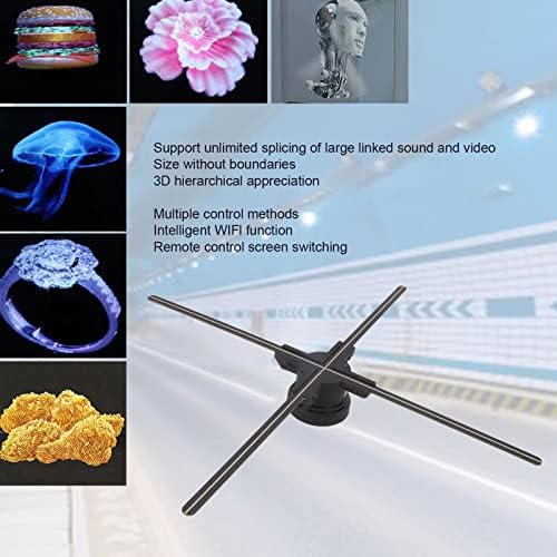 3D Холографски Рекламен Дисплей 1600x672 Wifi App Control Холографски Вентилатор за Изложби Магазини Бара