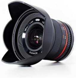 Сверхширокоугольный обектив Rokinon 12 мм F2.0 NCS CS за цифрови фотоапарати Samsung с затваряне на NX (черен) (RK12M-NX)